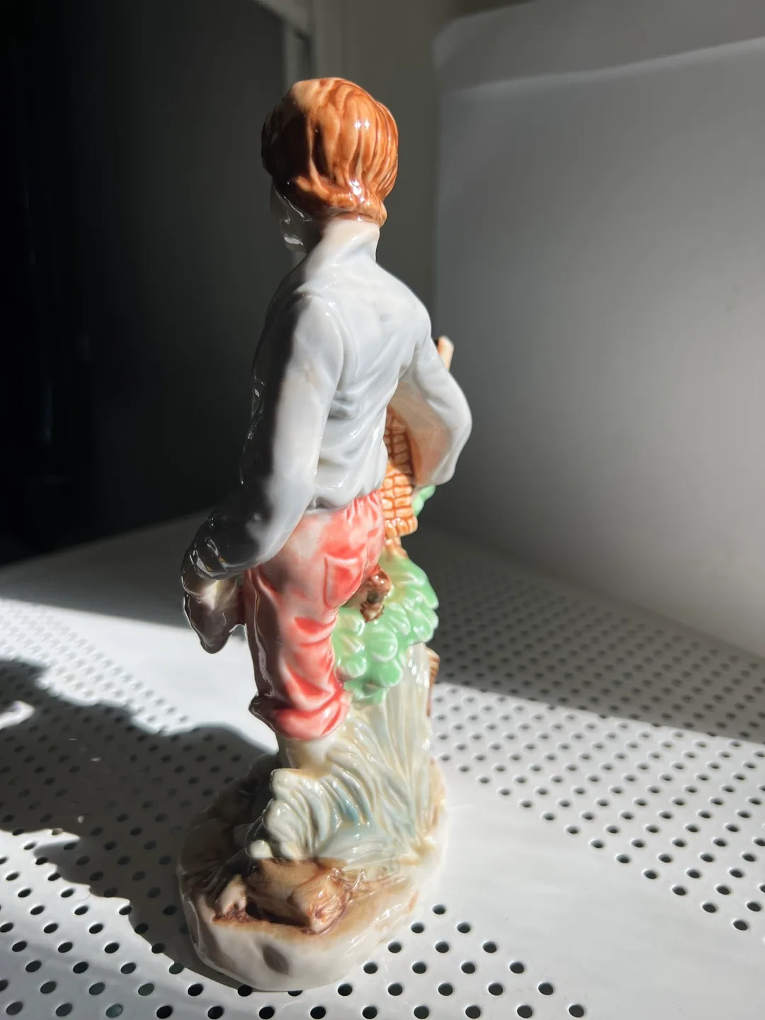 Vintage Boy with Grapes Figurine image indicator(3)