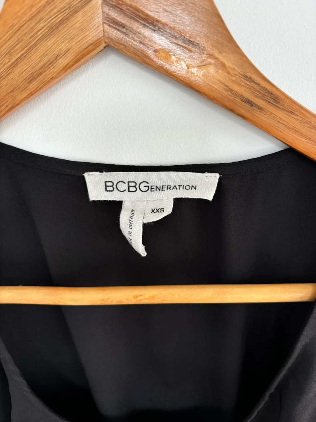 BCBG Black Ruffled Dress image indicator(3)