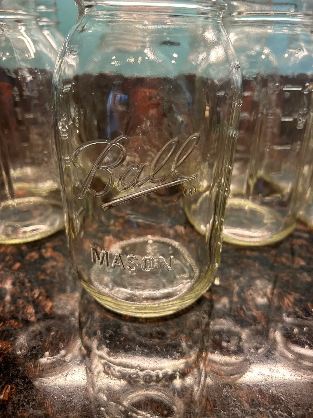 8 Ball Mason Quart canning Jars #freecycle thumbnail