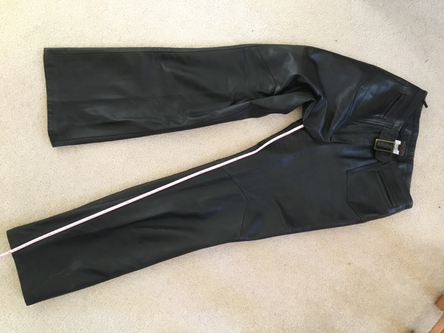 Leather Pants, size 8 - photo 5