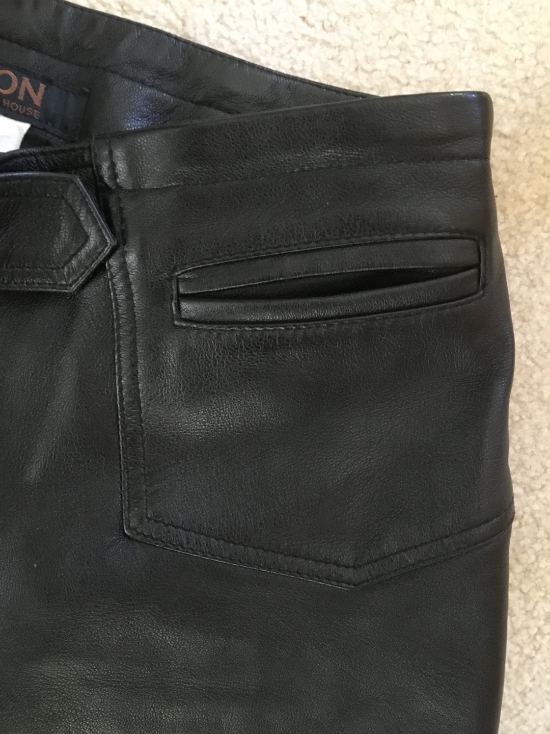 Leather Pants, size 8 - photo 3
