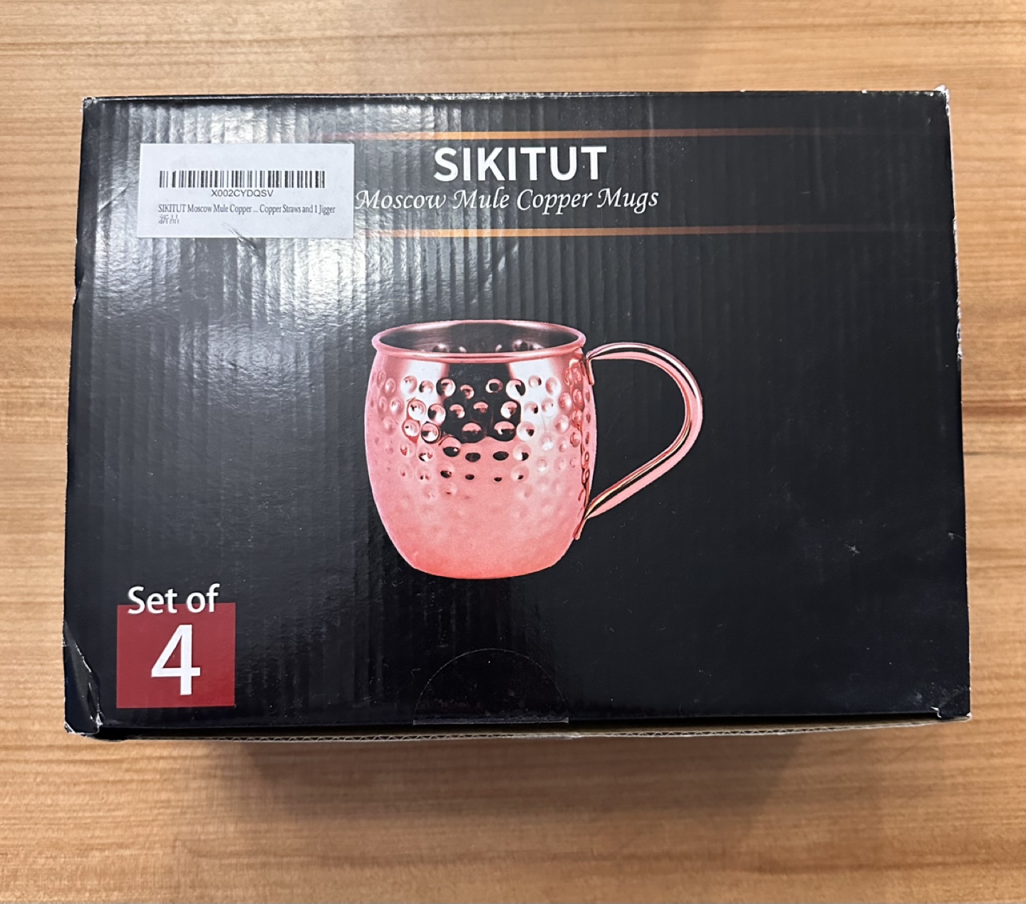 Moscow Mule Copper Mugs Set of 4 - photo 2