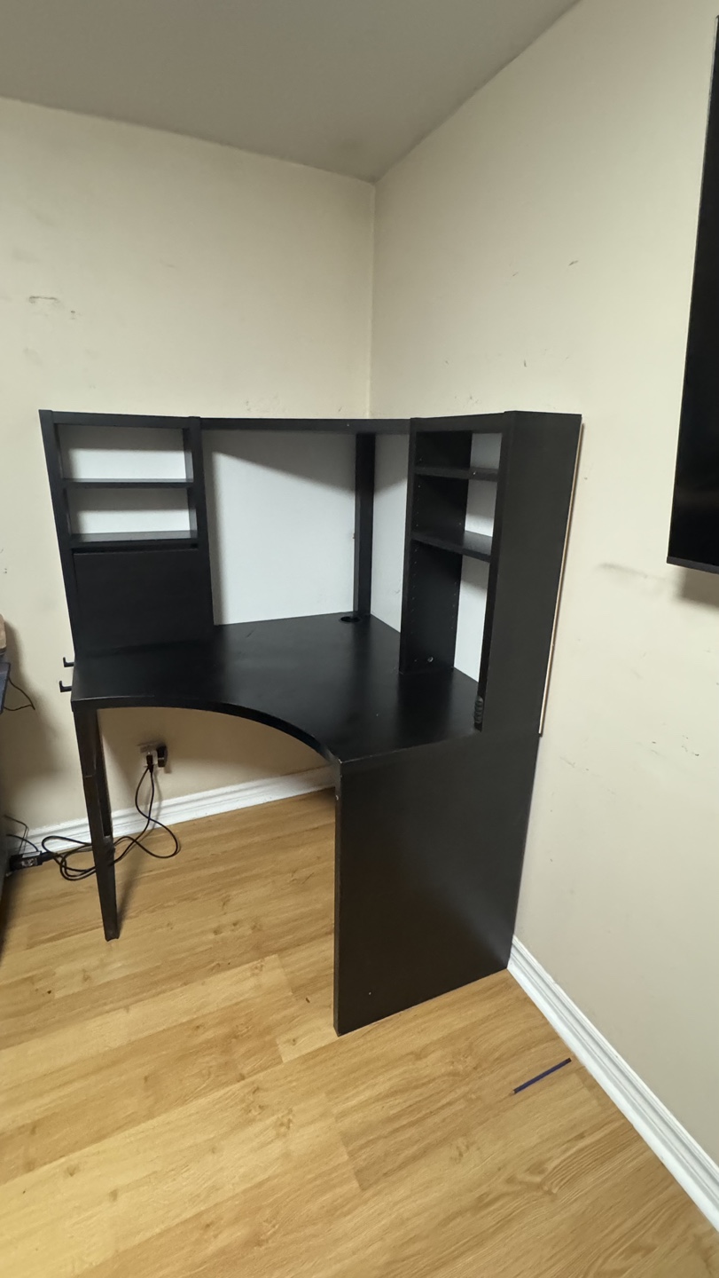 IKEA Corner Desk with Shelves - photo 2