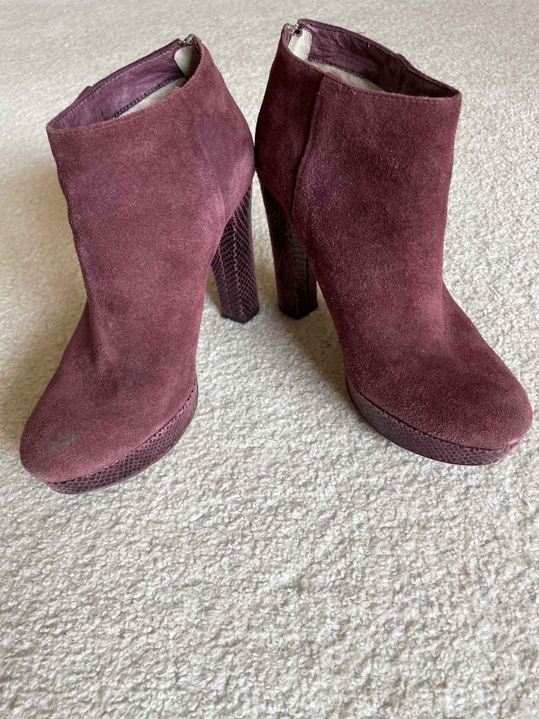 Suede Booties