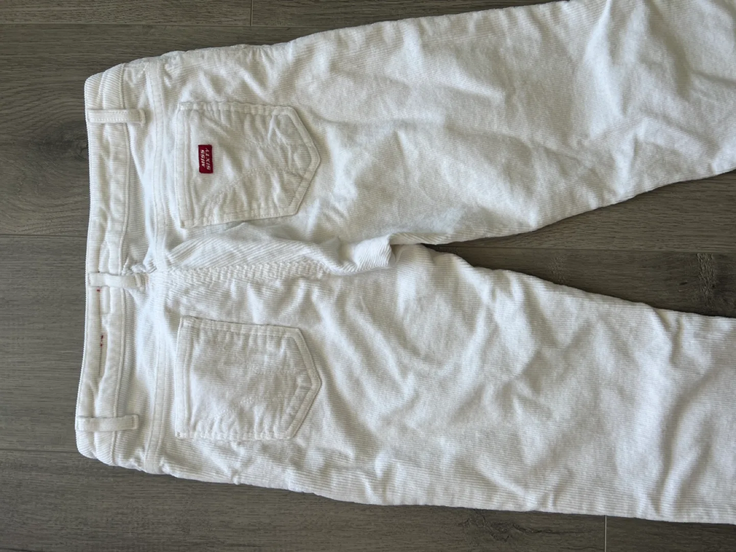 Miss Sixty White Corduroy Flare Jeans image indicator(9)