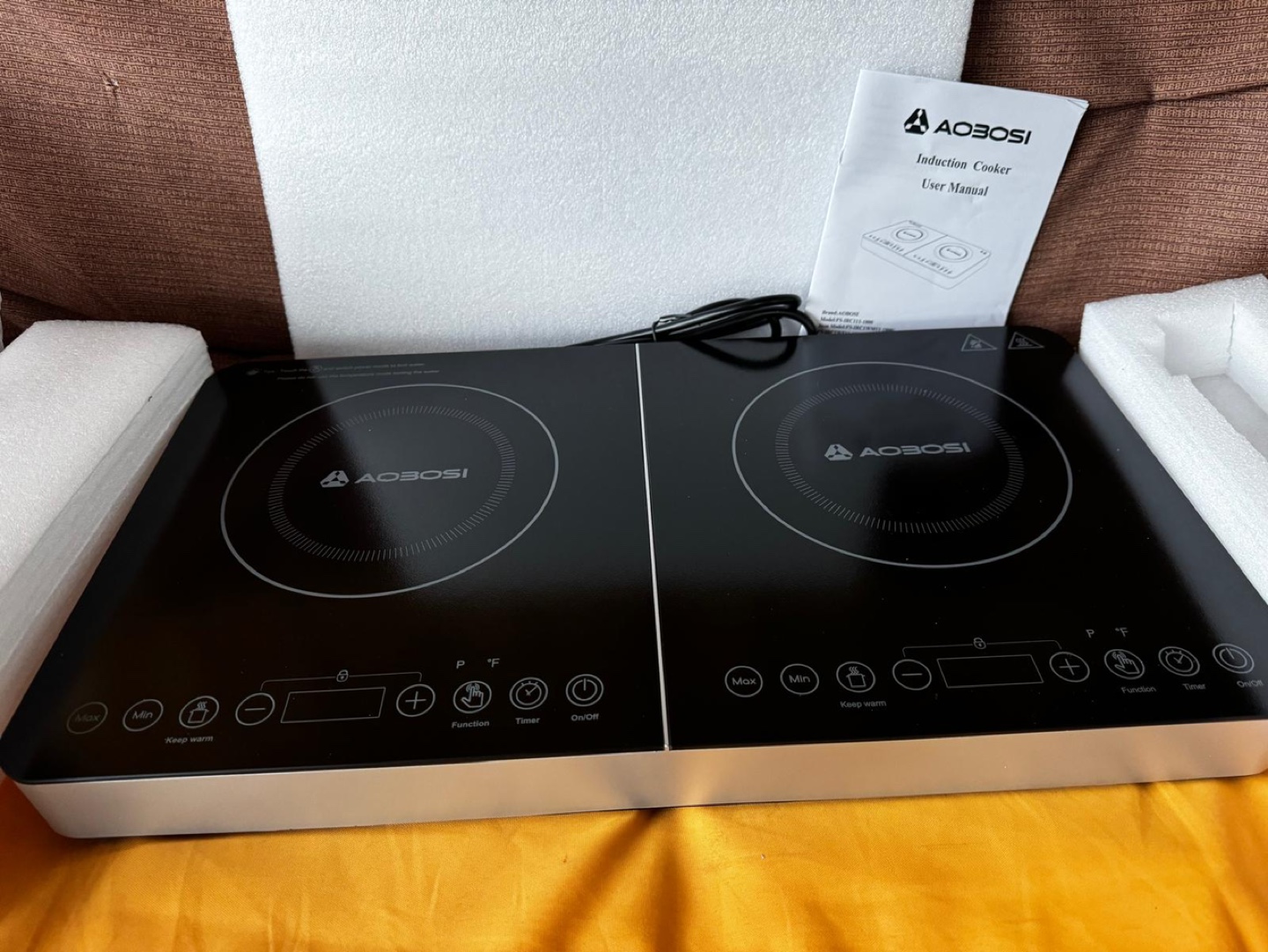 AOBOSI Double Induction Cooktop