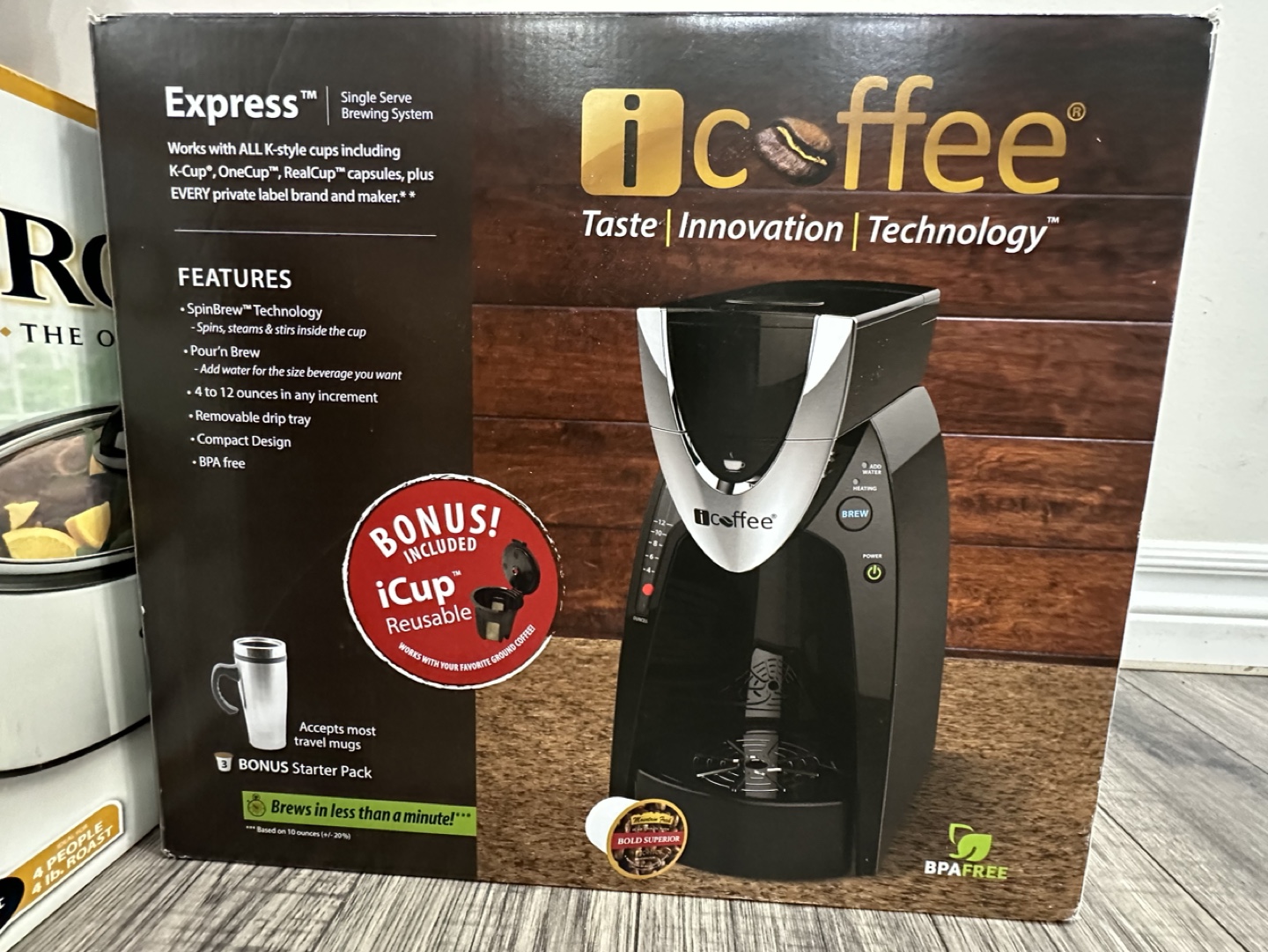 iCoffee Express Single Serve Coffee Maker