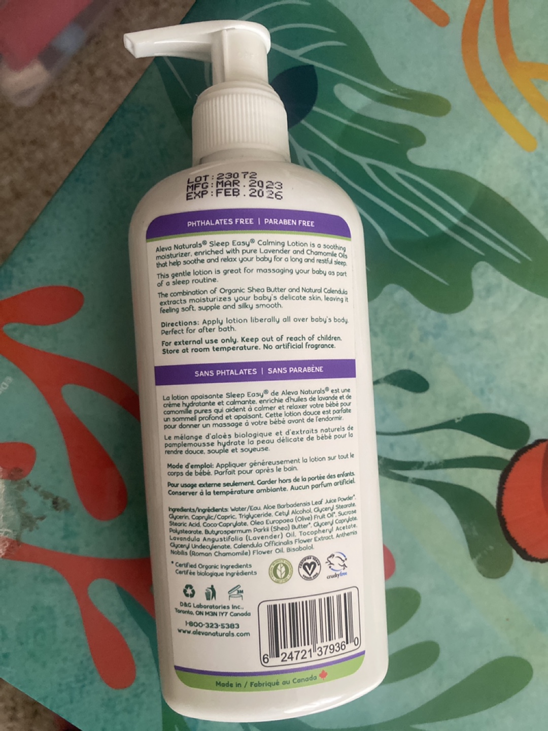 #freecycle Aleva Naturals Sleep Easy Calming Lotion - photo 2