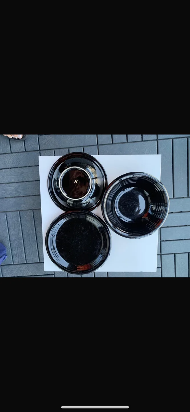 Dinner Plate and Bowls Fiestaware Black image indicator(5)