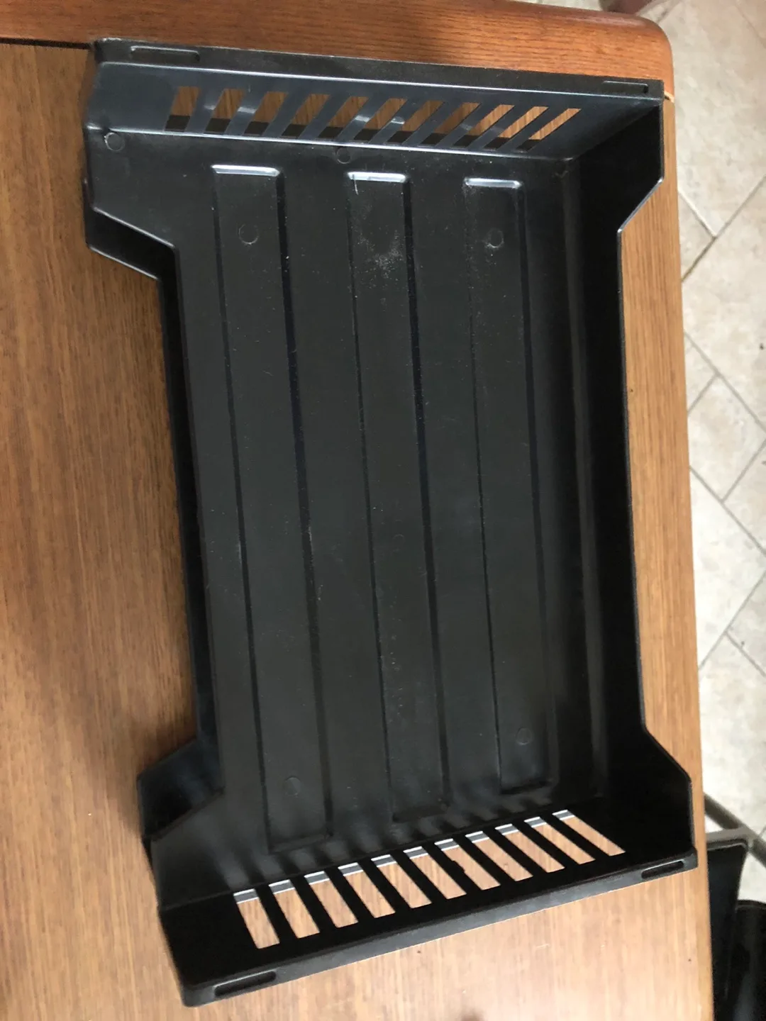 Black Plastic Letter Tray #Freecycle. Giving away, have so many. image indicator(2)