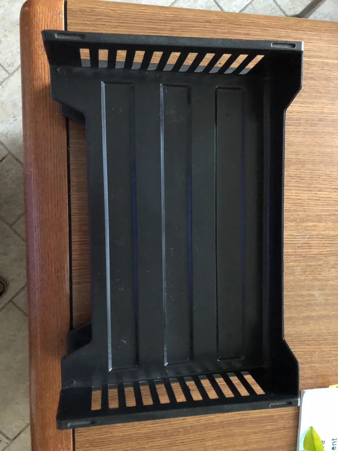 Black Plastic Letter Tray #Freecycle. Giving away, have so many. image indicator(4)