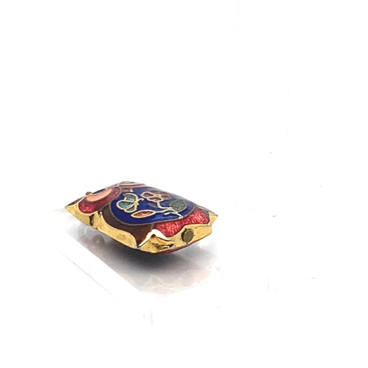 Cloisonné Vintage Enamel Owl Charm Pendant image indicator(4)