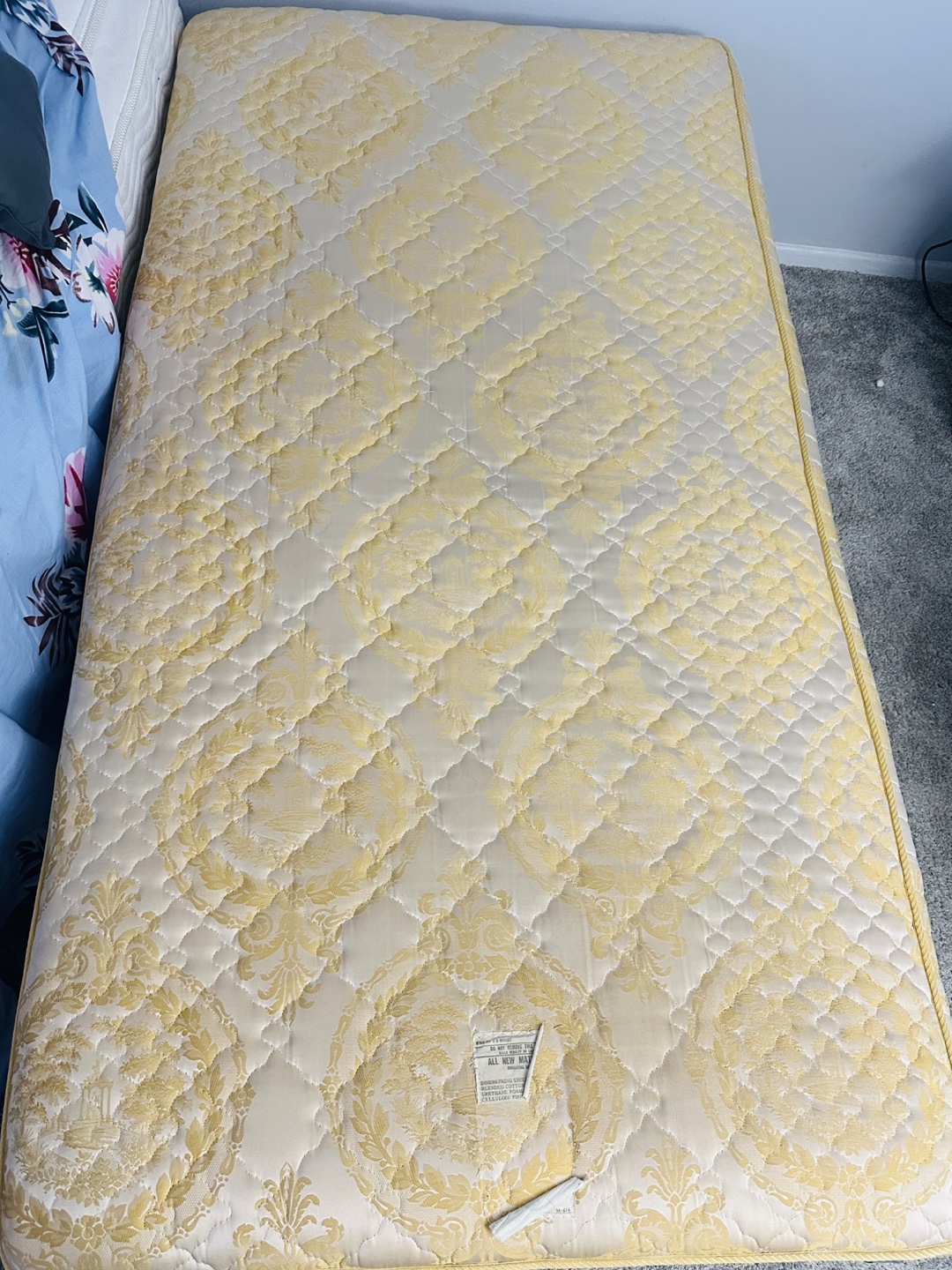 Twin mattress with Box spring & Bed frame. - photo 2
