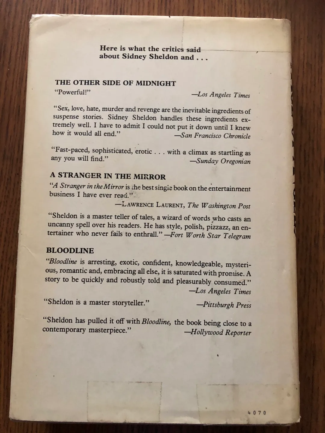 Hardcover Sidney Sheldon -Rage of Angels image indicator(3)