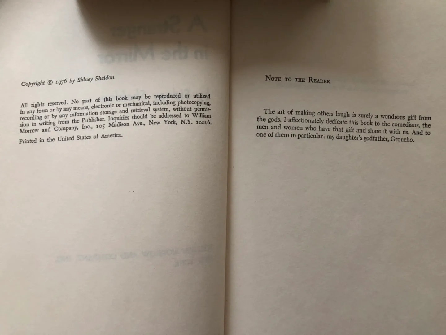 A Stranger in the Mirror by Sidney Sheldon - Book Club Edition image indicator(3)