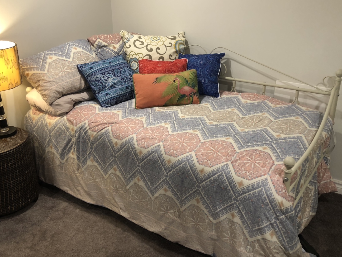 Metal Daybed Frame w/newer Mattress - photo 3