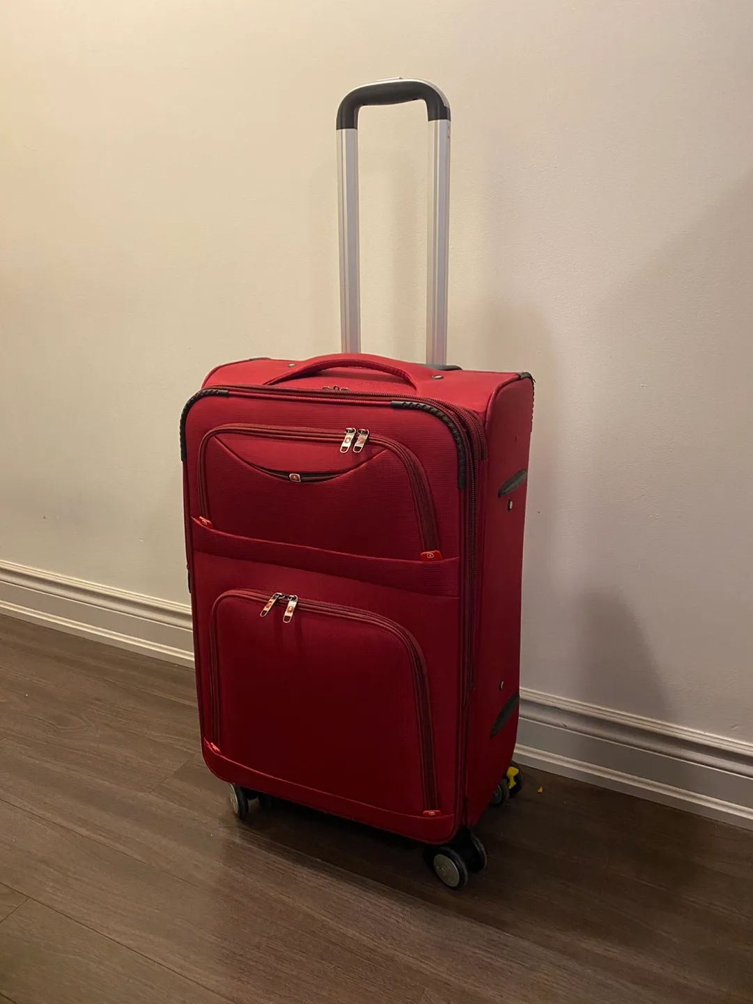 Red Carry-On Luggage Suitcase thumbnail