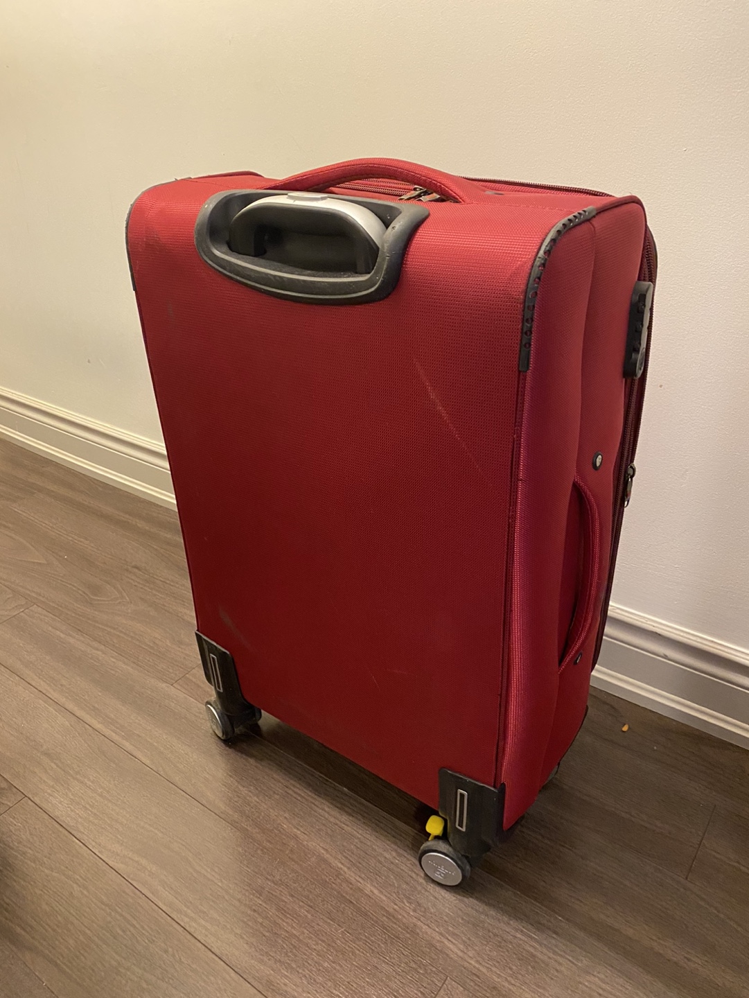 Red Carry-On Luggage Suitcase - photo 2