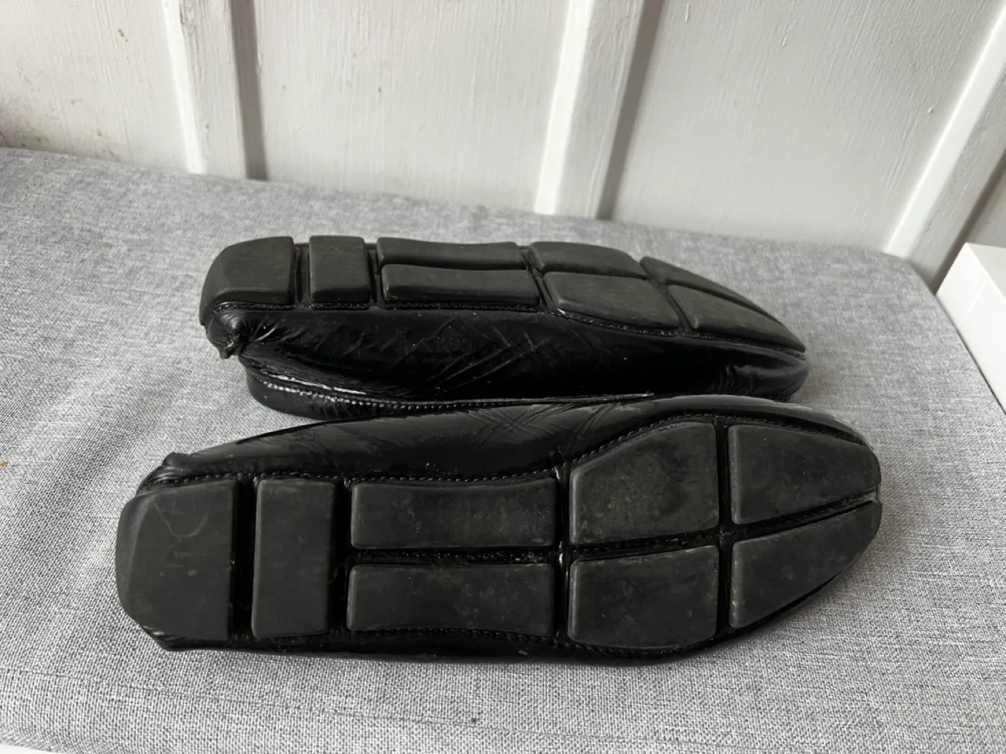 Prada Black Leather Loafers image indicator(4)