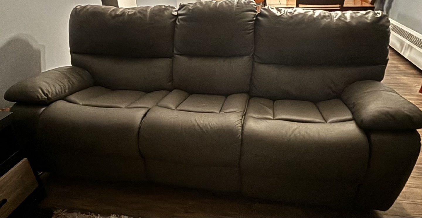 Reclining Leather Sofa