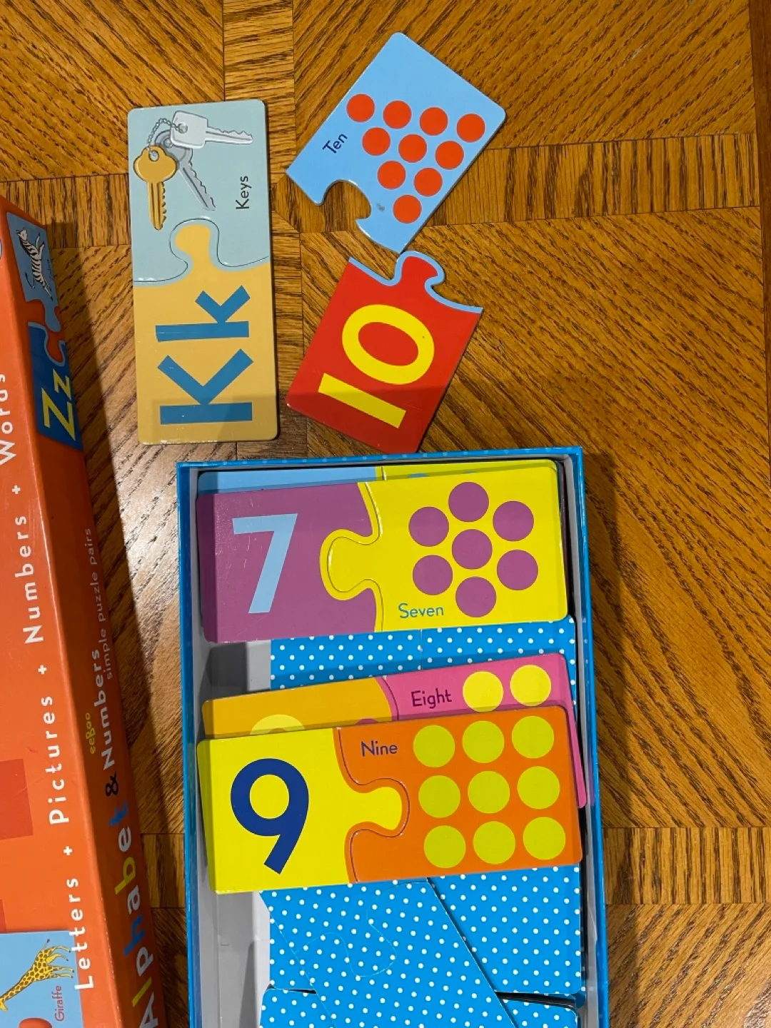 #freecycle  eeboo Alphabet & Numbers Puzzle thumbnail