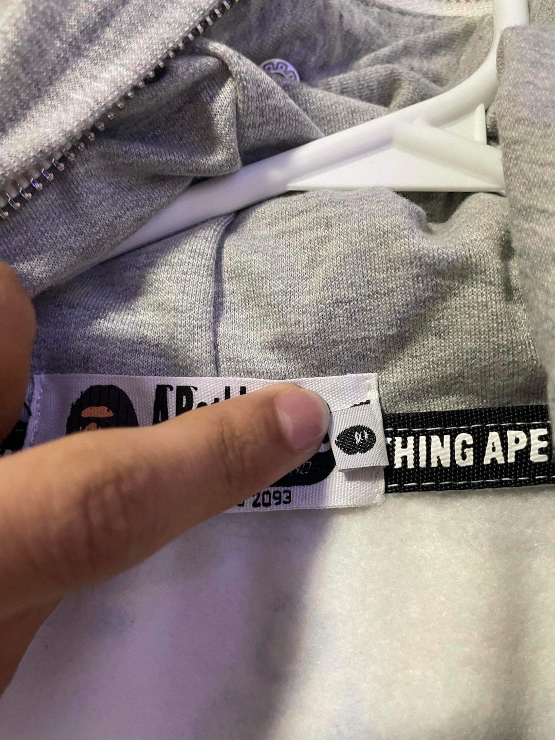 Bape Full Zip Hoodie M size - photo 2