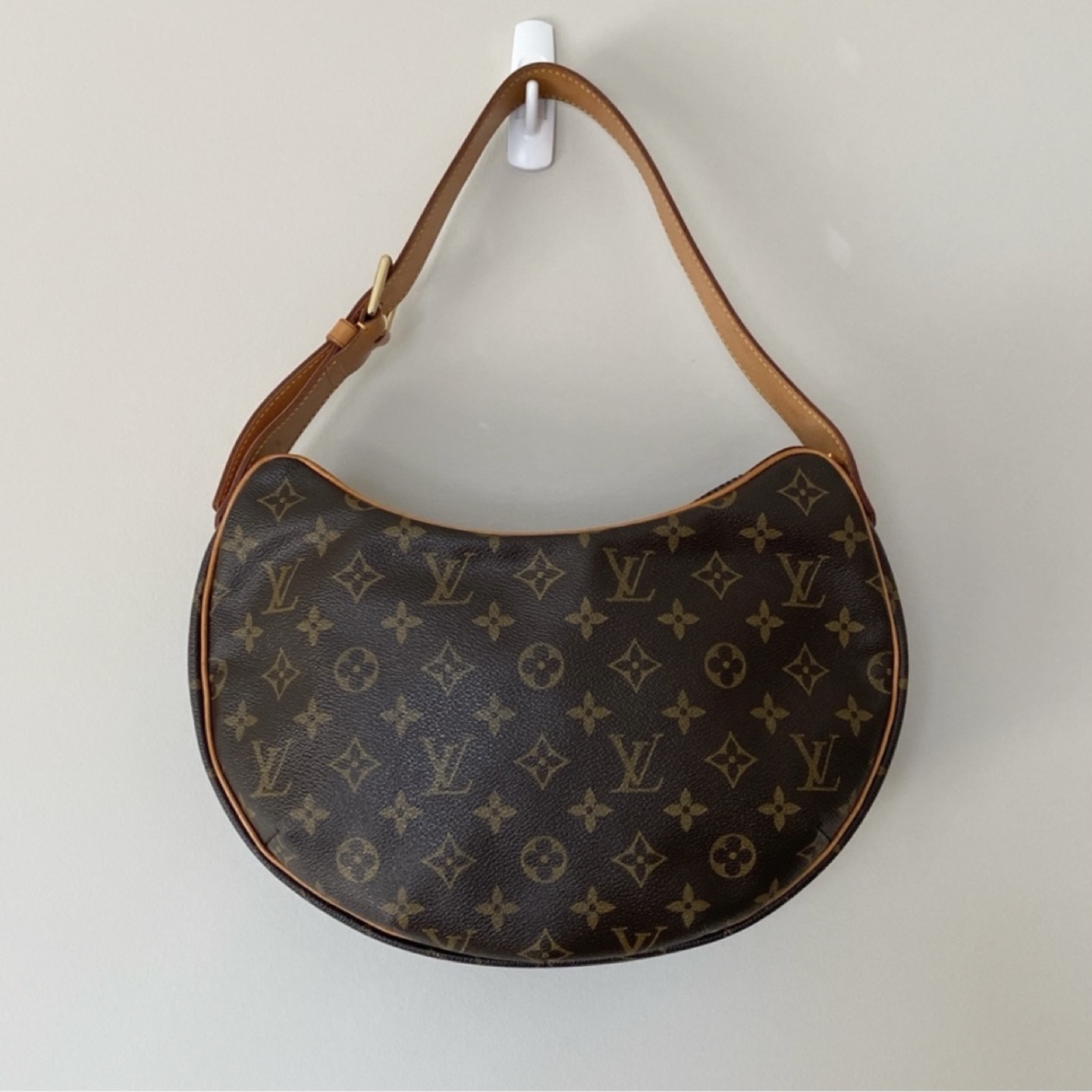 Louis Vuitton Croissant MM Shoulder Bag Brown Monogram Canvas - photo 2