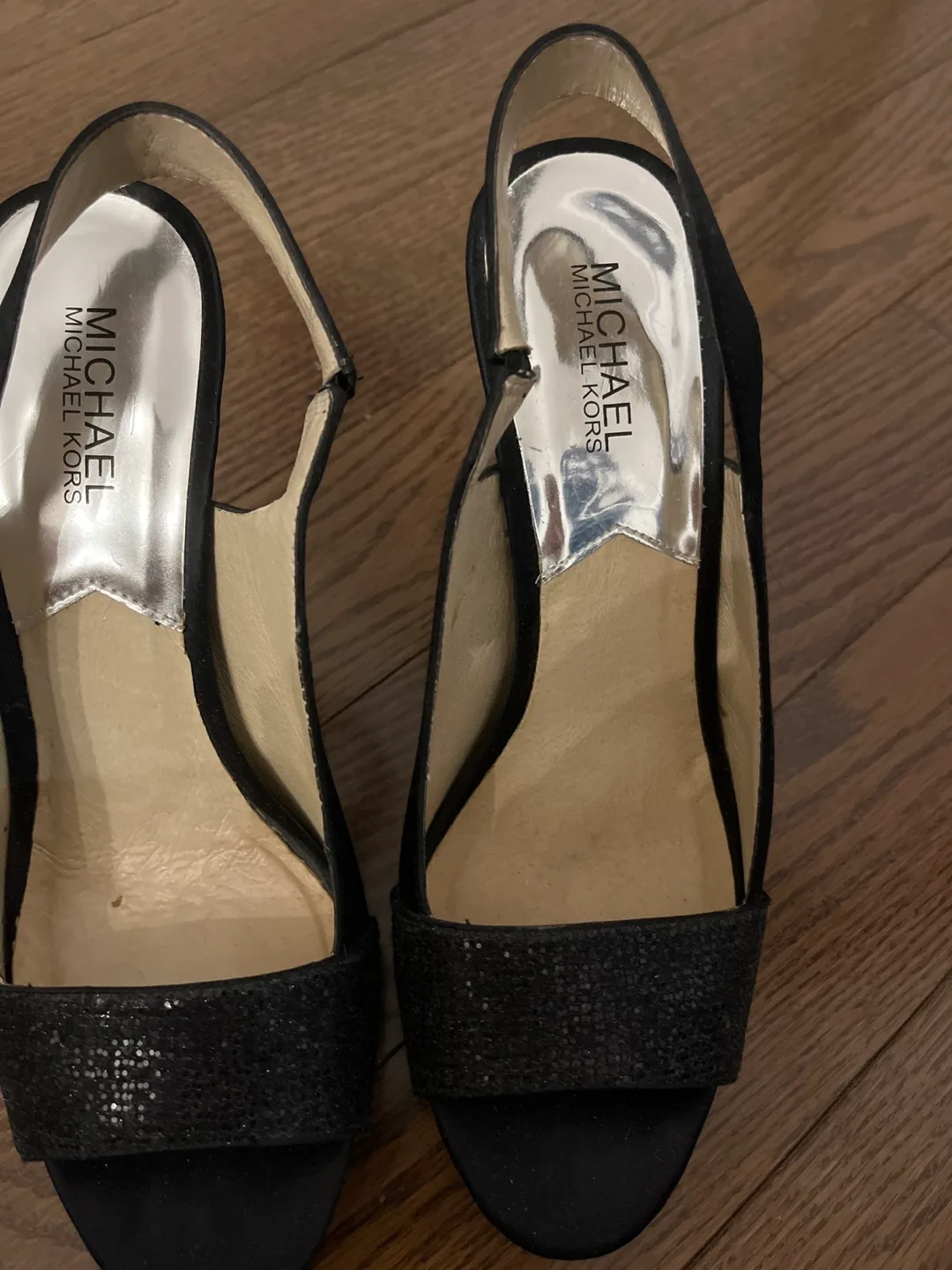 Michael Kors Black Slingback Heels image indicator(2)