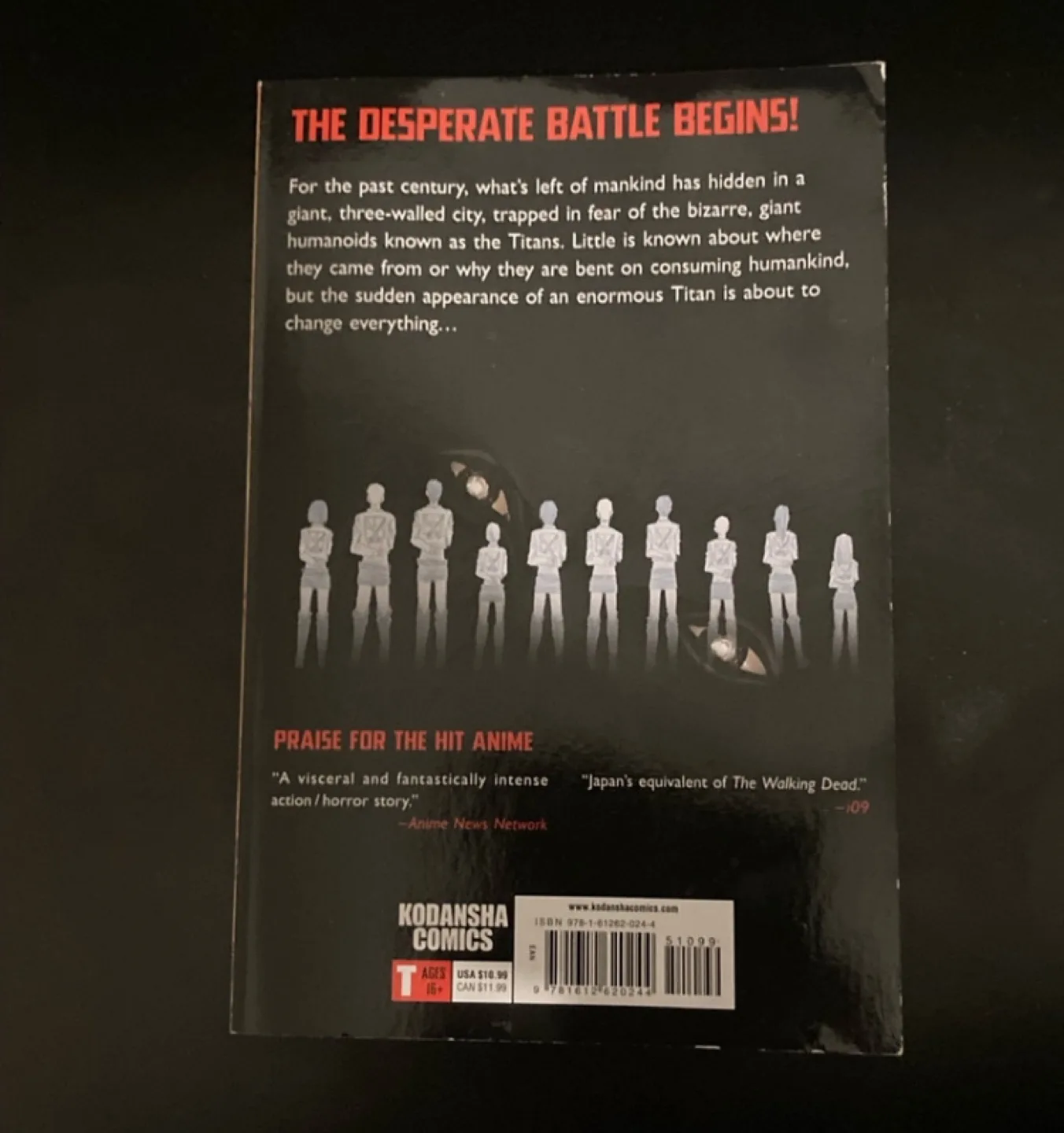 Attack on Titan Volume 1 Manga image indicator(2)