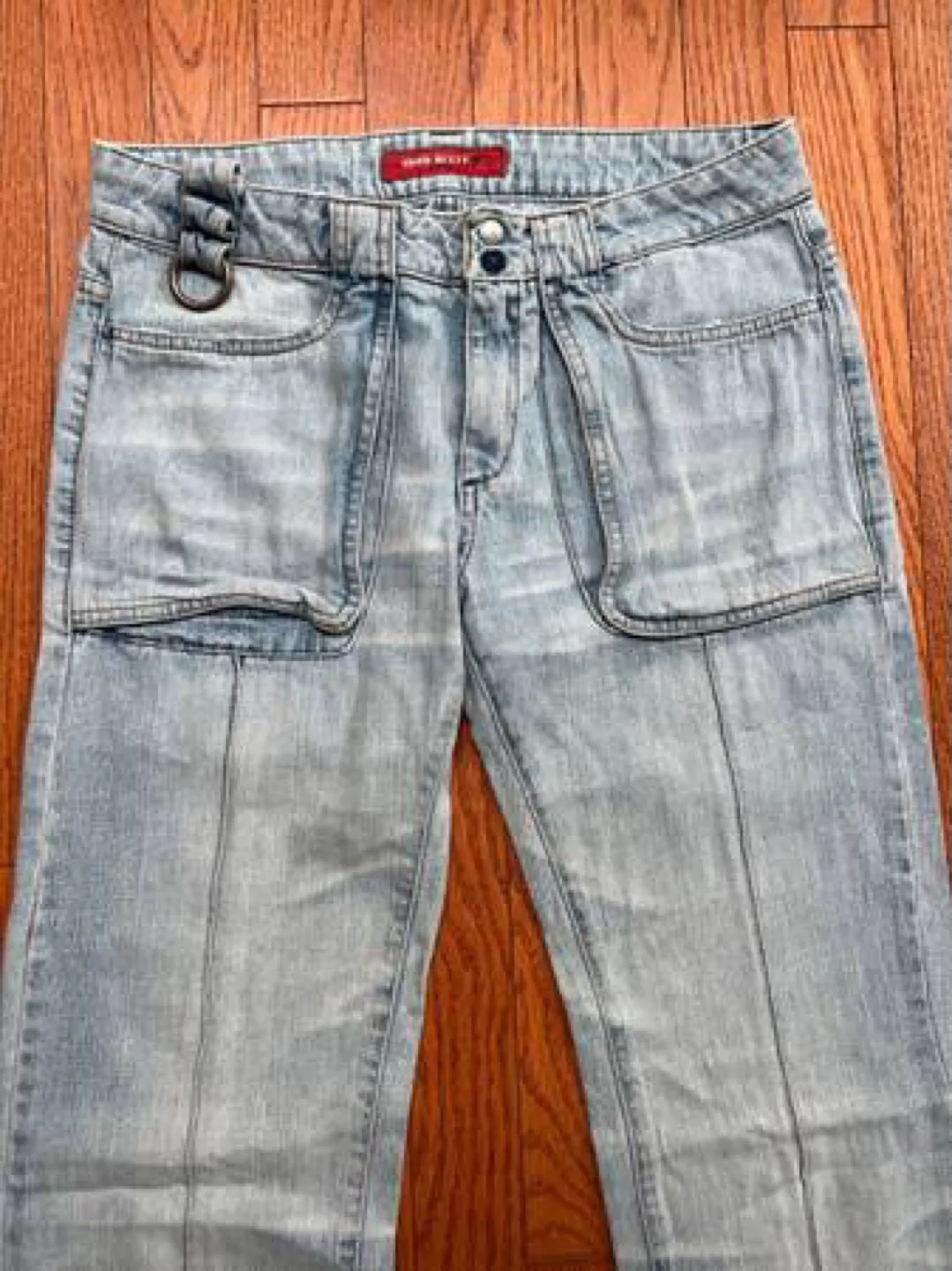Miss Sixty  Light Wash Cargo Jeans 26 image indicator(2)
