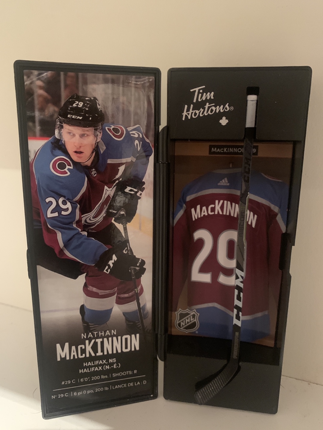 Tim Hortons Nathan MacKinnon mini hockey stick - photo 2