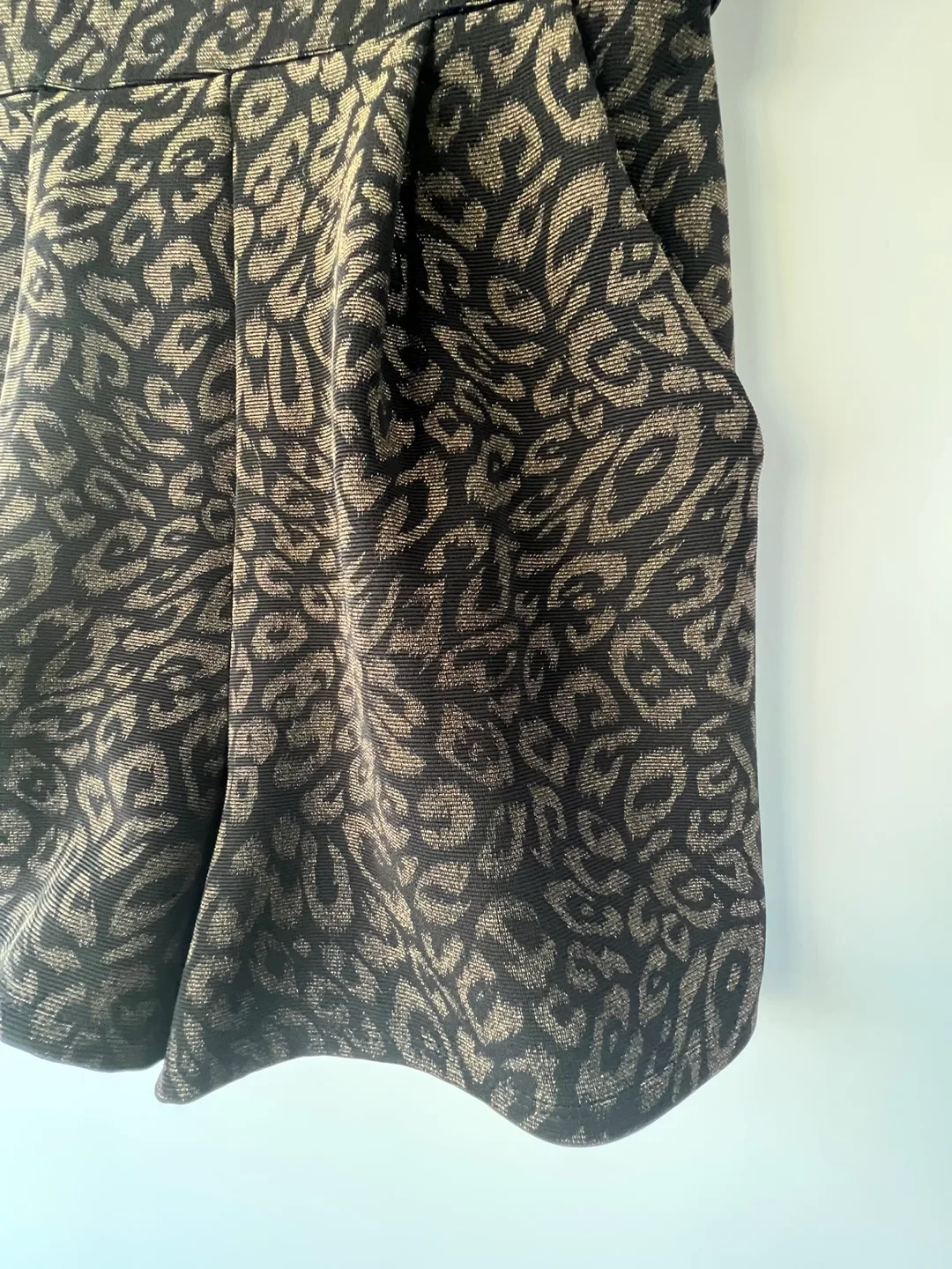 One Clothing Gold Leopard Print Romper Small image indicator(3)