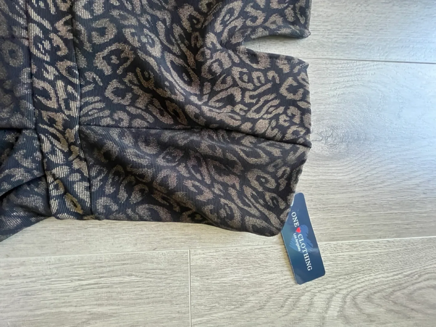 One Clothing Gold Leopard Print Romper Small image indicator(8)