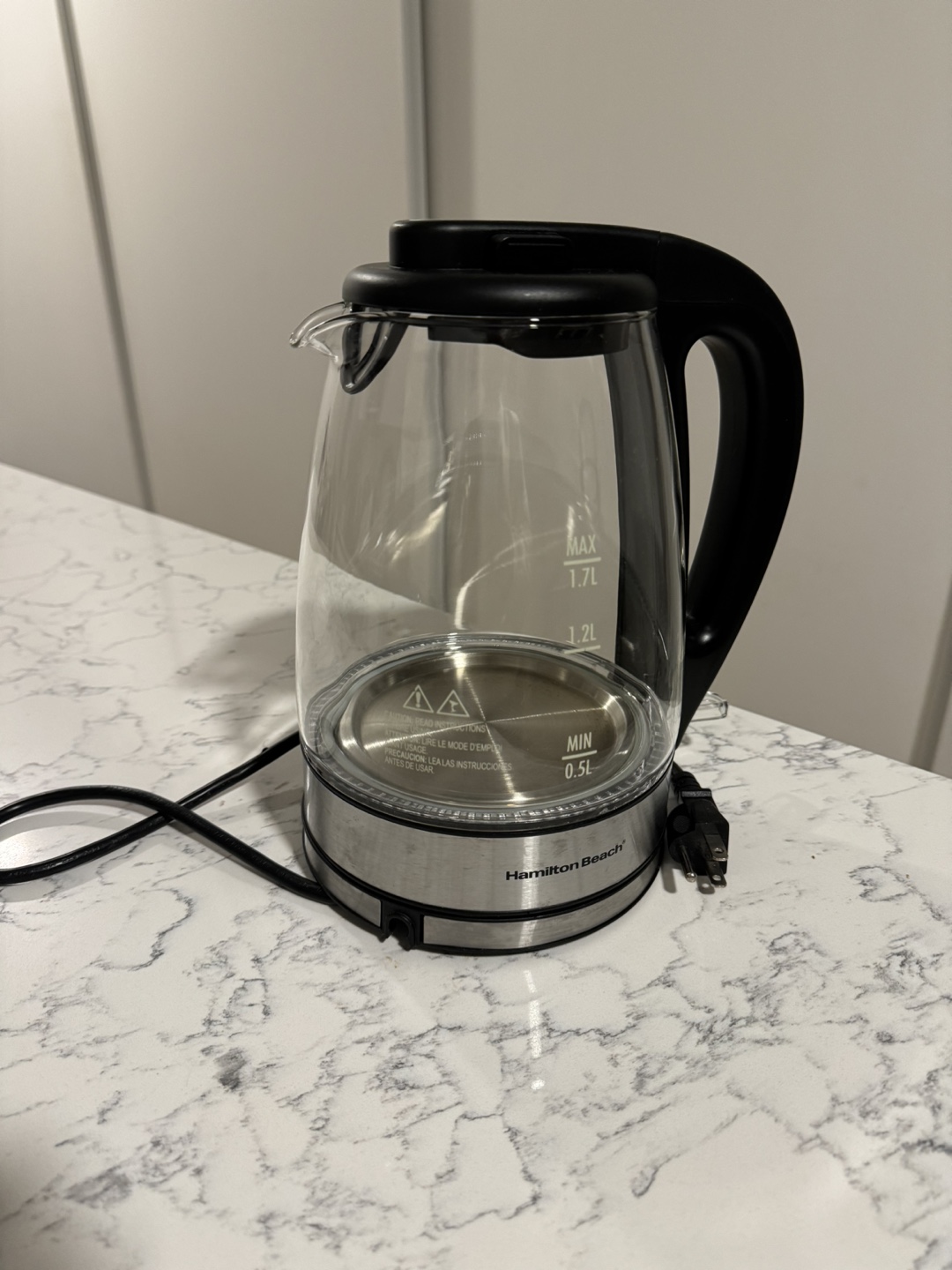Hamilton Beach Glass Electric Kettle
