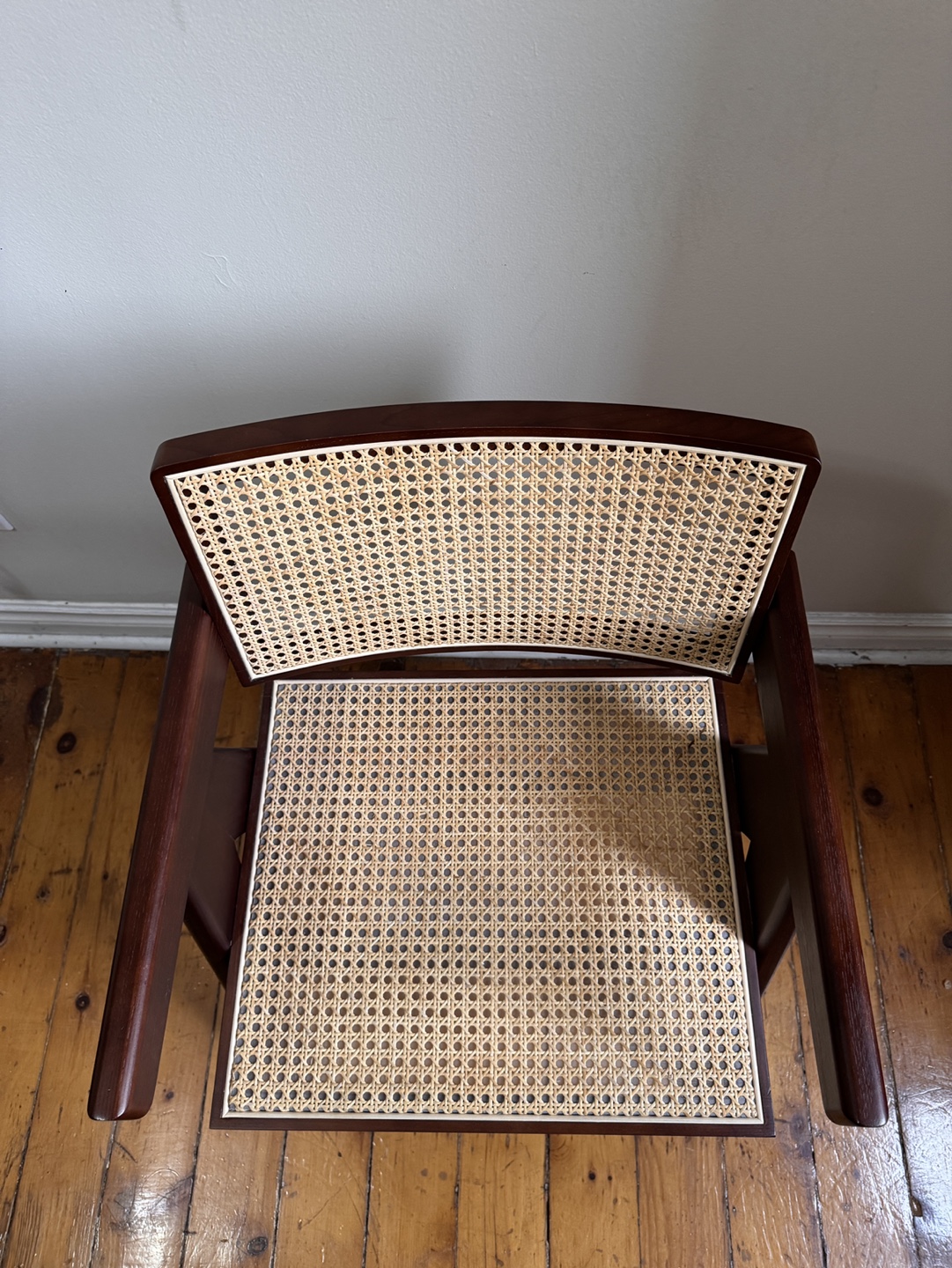 Mid Century Modern Rattan Accent Chair - photo 5