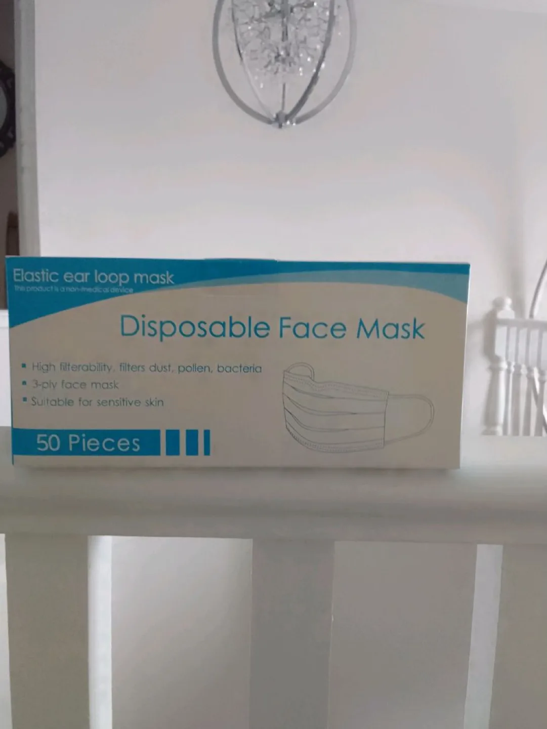 MedSup Canada Disposable Face Masks (Black, 50 pack) image indicator(2)