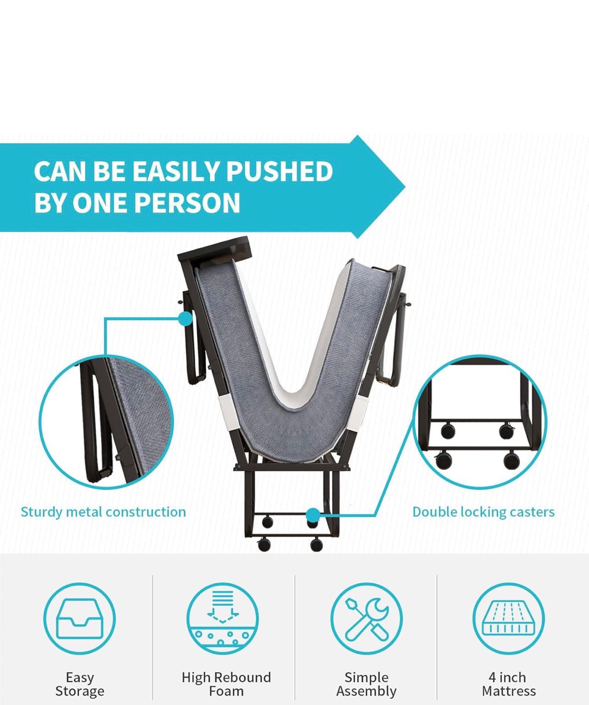Folding Guest Bed - photo 3