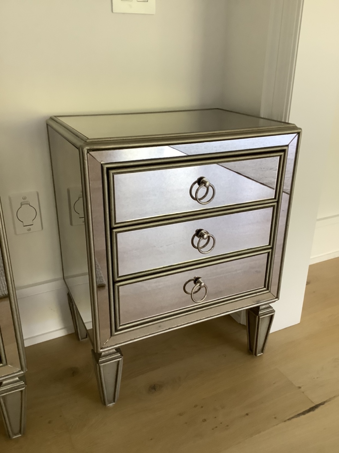 Mirrored Nightstands (Set of 2)