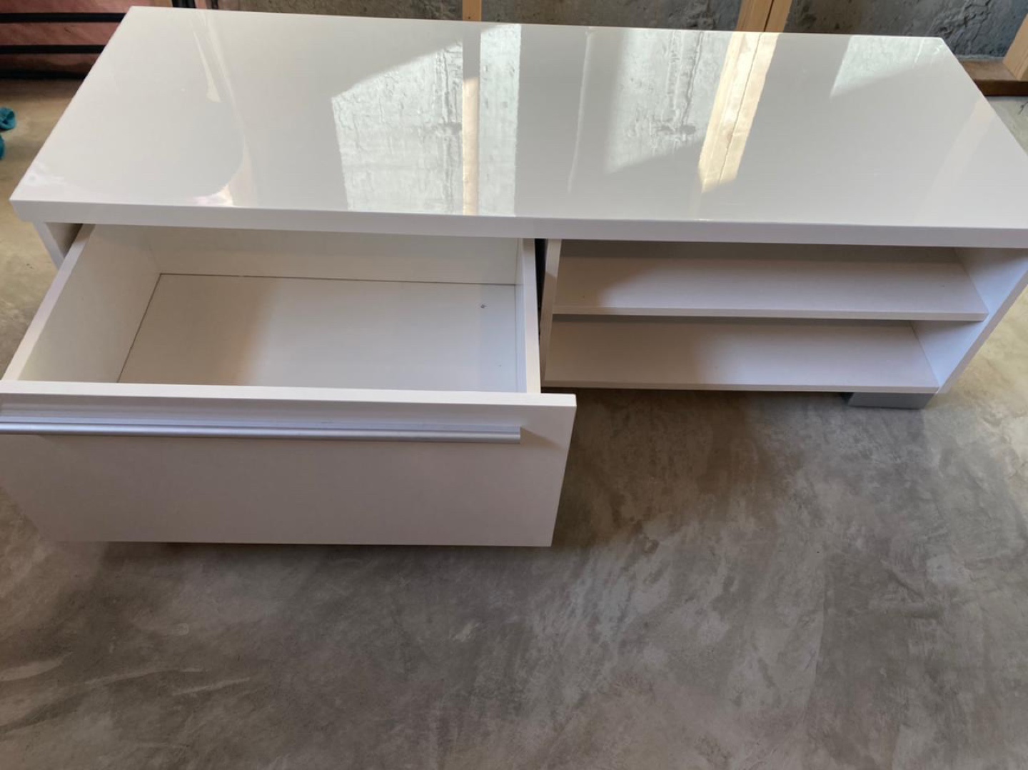 White TV Stand
