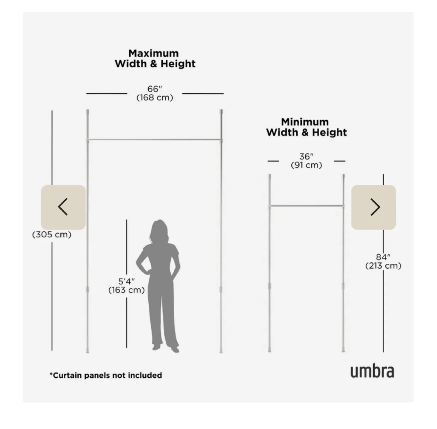 Umbra  Curtain Rod or Room Divider image indicator(4)