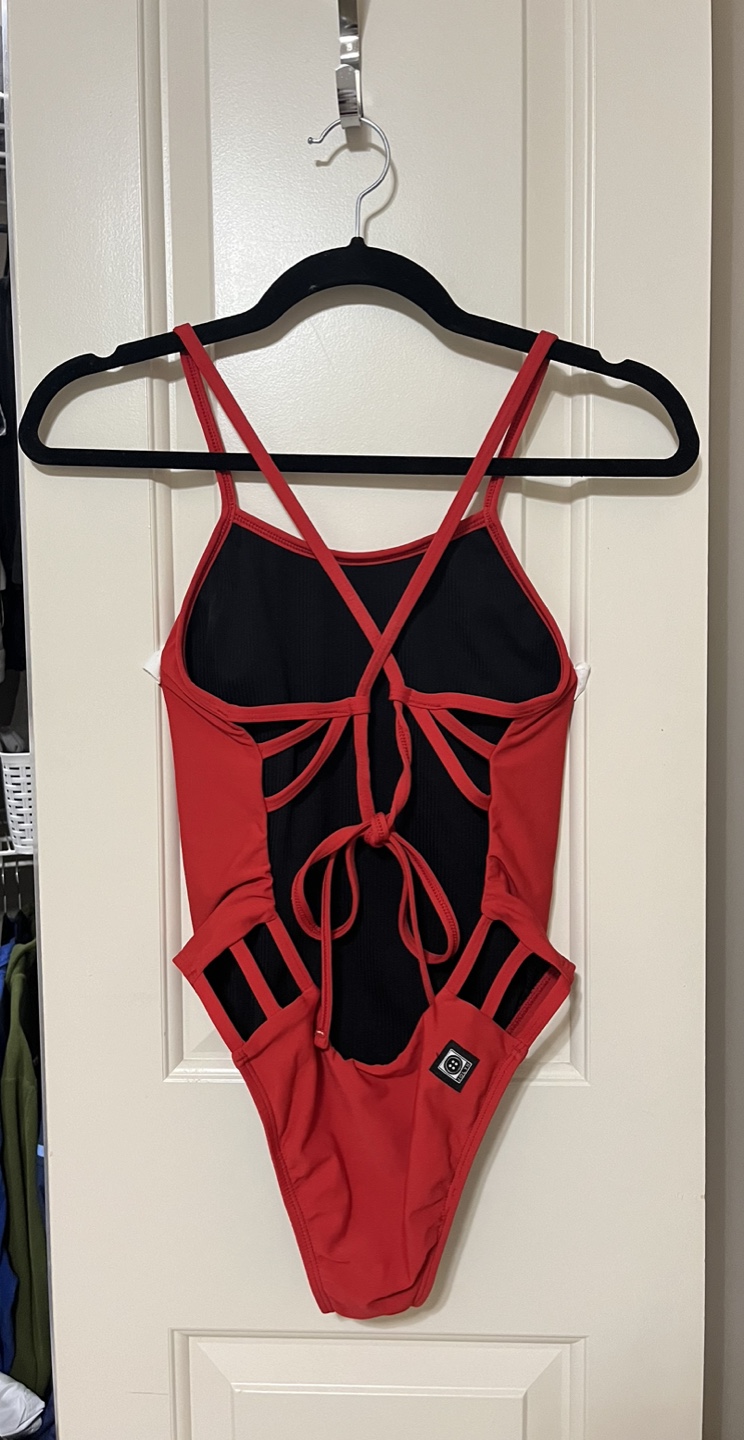 Jolyn SOREN 2 Red One Piece Swimsuit - photo 2