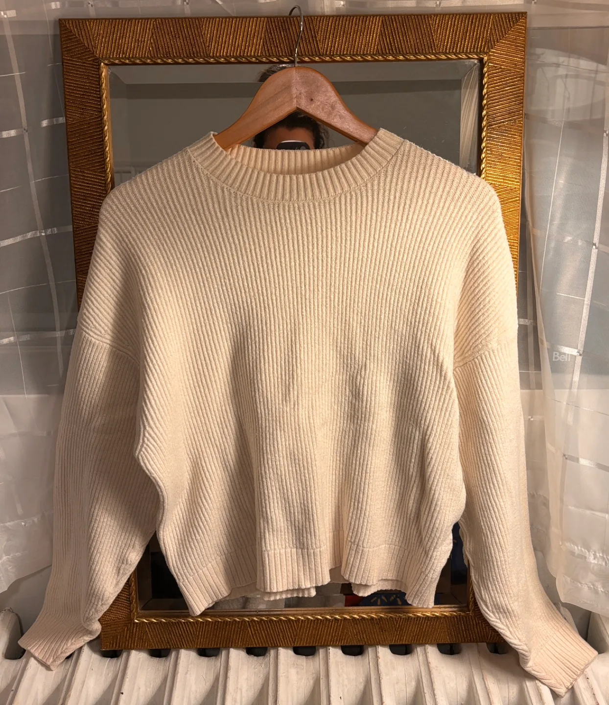 Pull & Bear Cream Sweater thumbnail