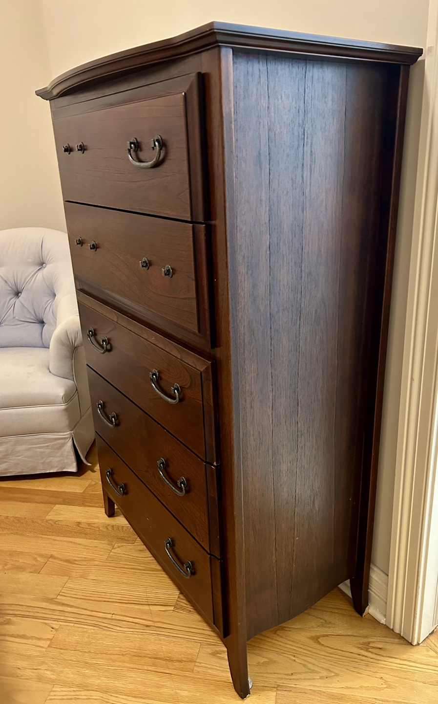 Solid Wood 5-Drawer Dresser - photo 5