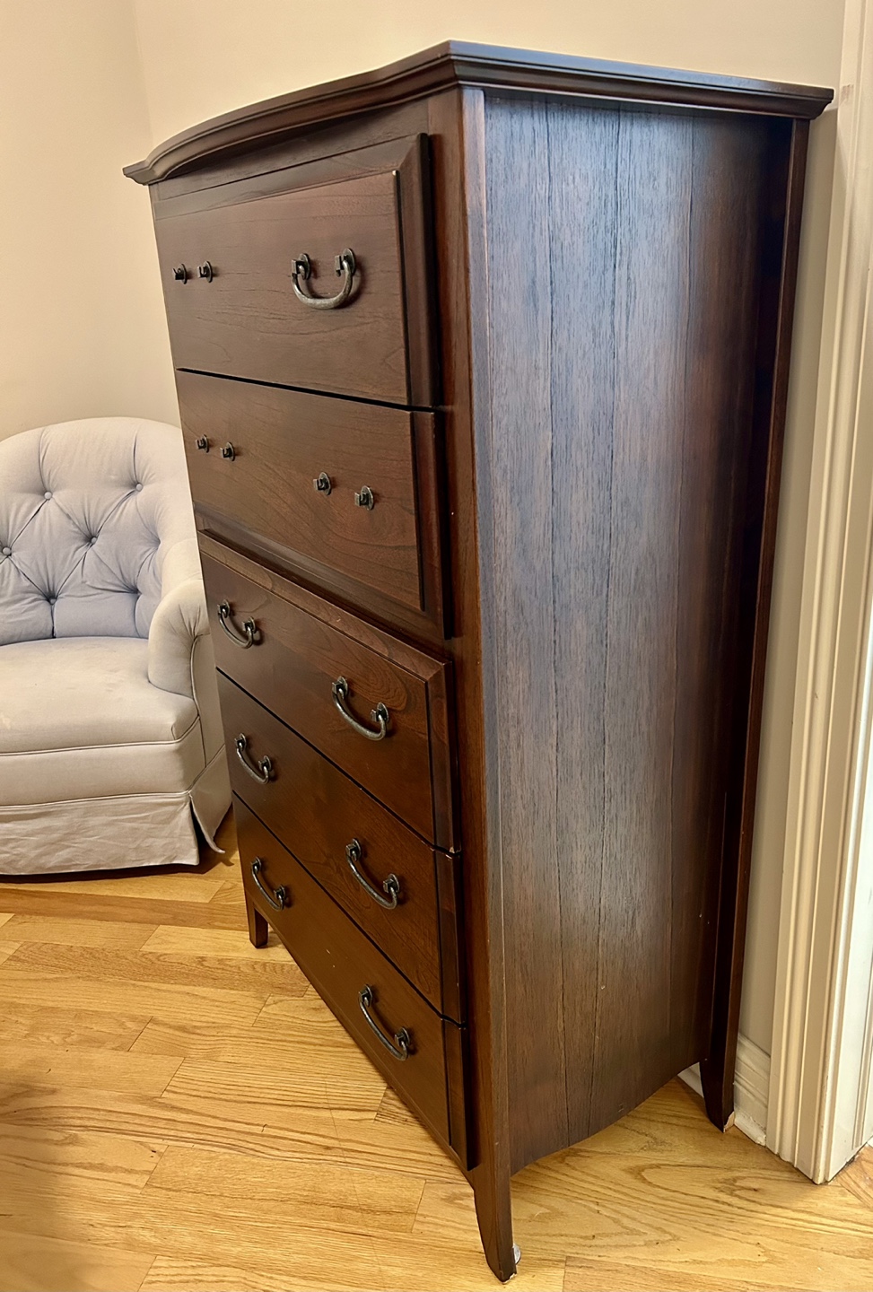 Solid Wood 5-Drawer Dresser - photo 4