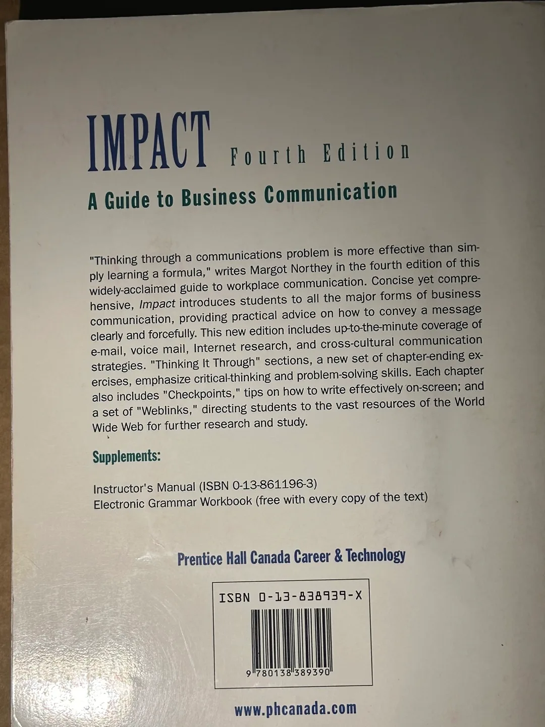 Impact: A Guide to Business Communication Textbook image indicator(2)