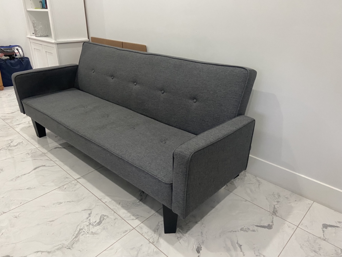 Grey Futon Sofa Bed