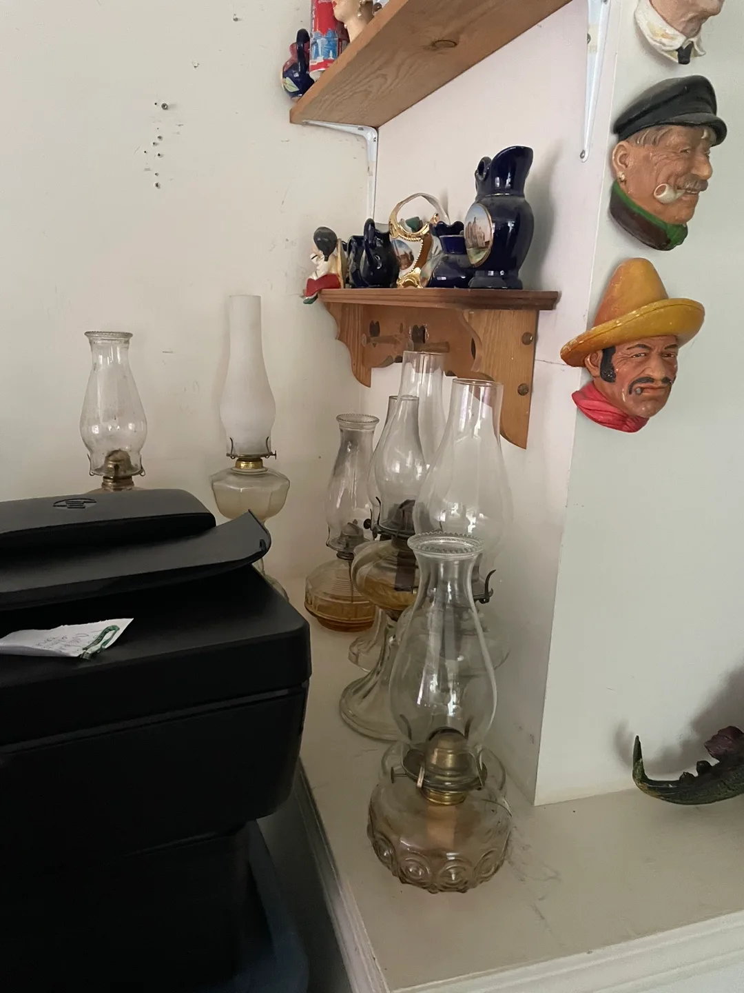 Antique Vintage Oil Lamps - Great for Home Decor image indicator(2)