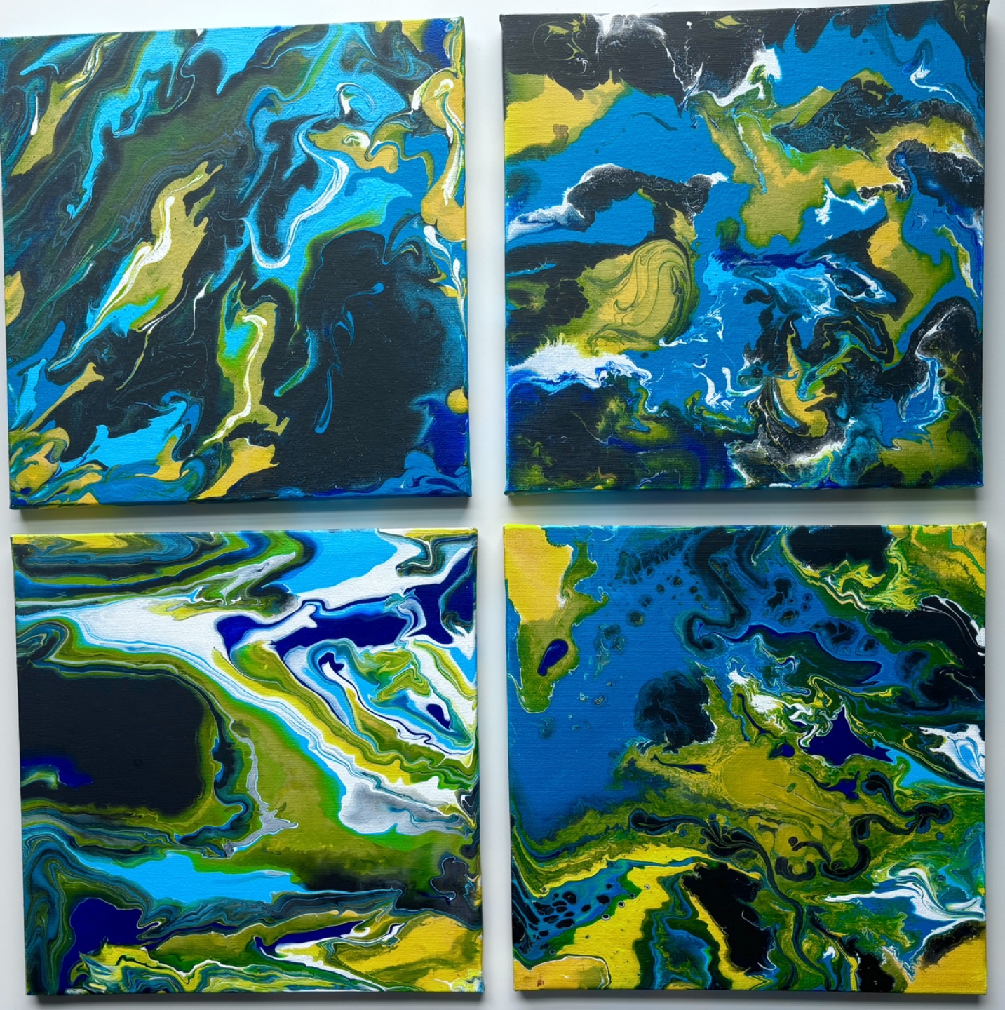Set of 4 paintings - photo 2
