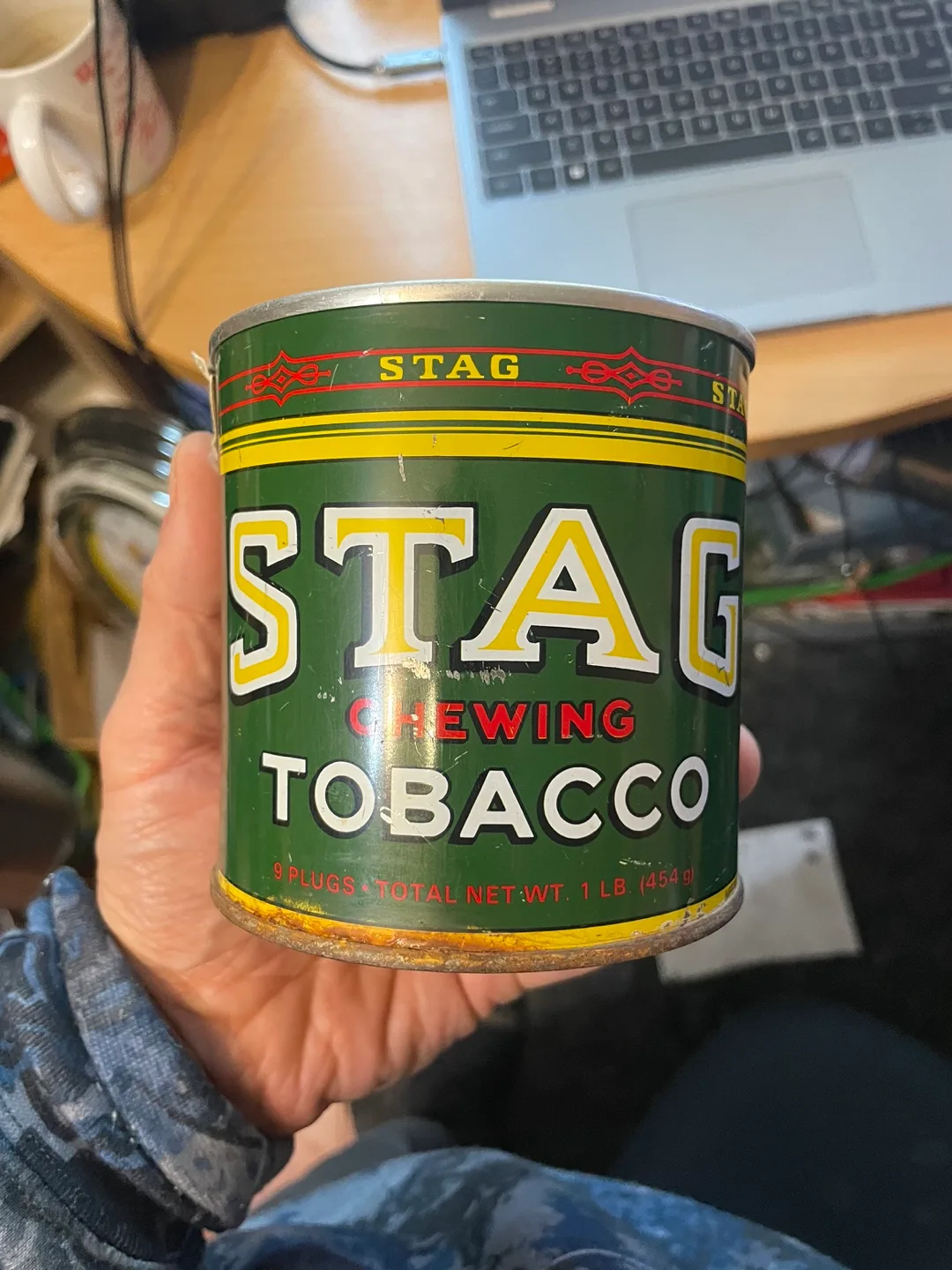 Vintage Stag Chewing Tobacco Tin image indicator(3)