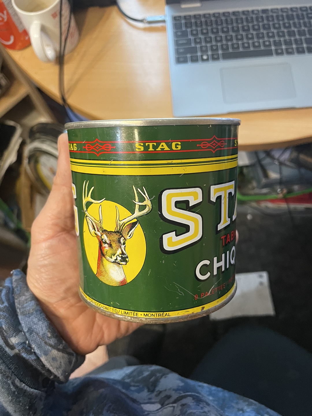 Vintage Stag Chewing Tobacco Tin